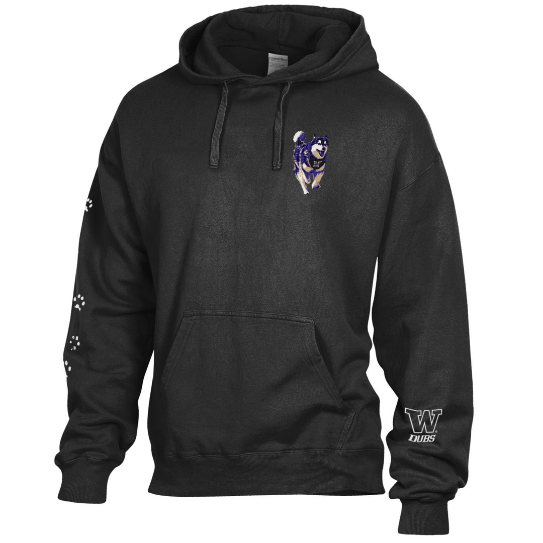 Dubs Collection Comfort Wash Unisex Running Dubs Paw Sleeve Hoodie