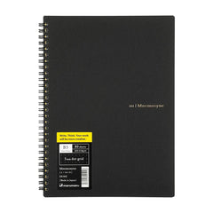 Maruman Black Mnemosyne 5mm Dot Grid Spiral Notebook 80ct