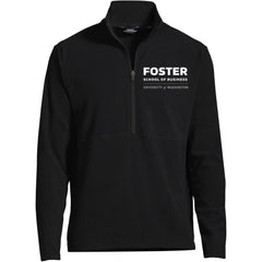 Lands' End Men's UW Foster School of Business ThermaCheck Fleece Quarter Zip Hover
