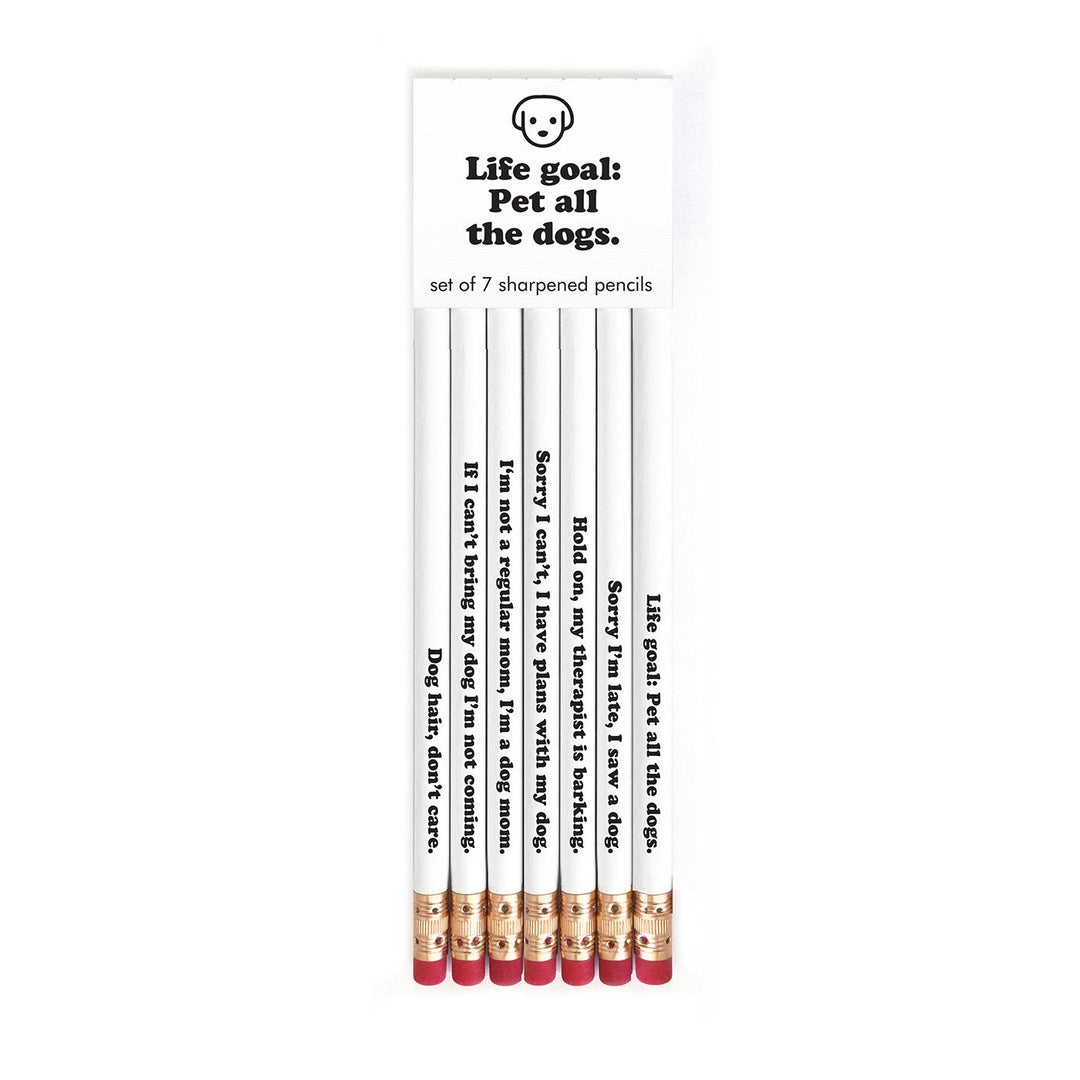 SNIFTY Life Goal: Pet All The Dogs Pencils