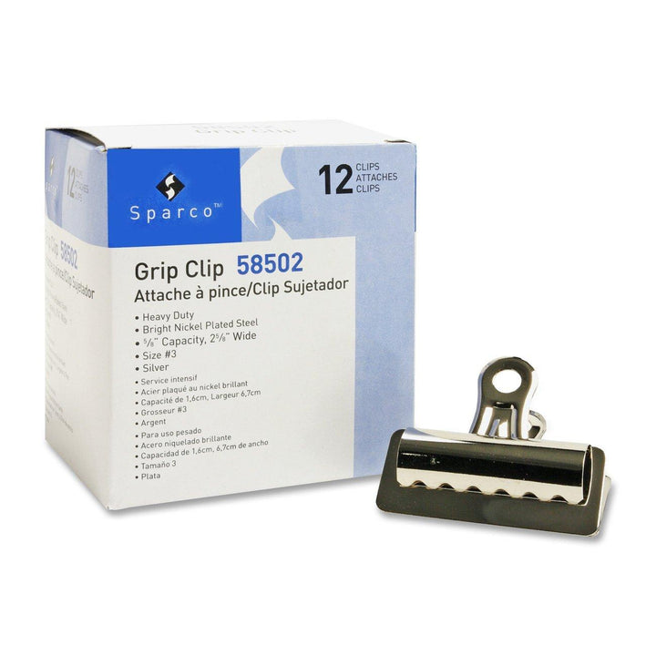 Business Source Silver Bulldog Clip