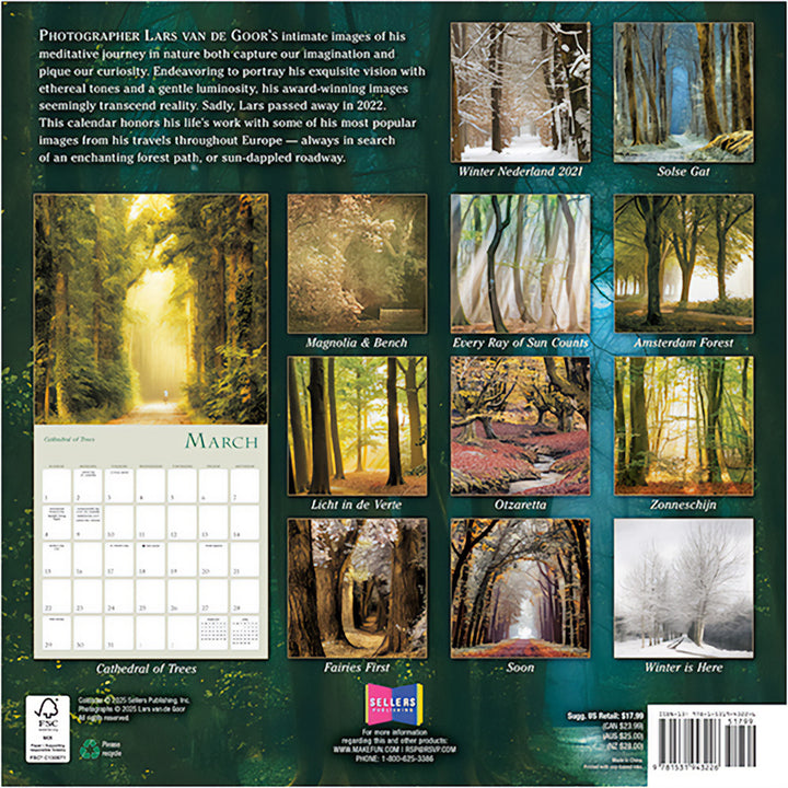 Small Changes Enchanted Pathways 2026 Wall Calendar