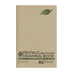Photo of Pentalic 75lb Recycled Drawing Book 40 Page 8.5"x5.5".