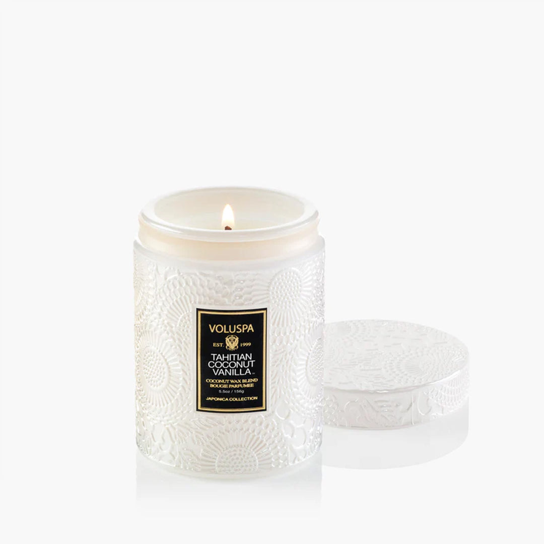 Voluspa Tahitian Coconut Vanilla Small Jar Candle 5.5oz