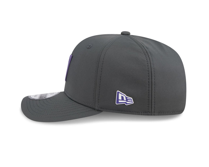 New Era 2025 Sideline Charcoal 970 Solid Silicone Patch Adjustable Hat