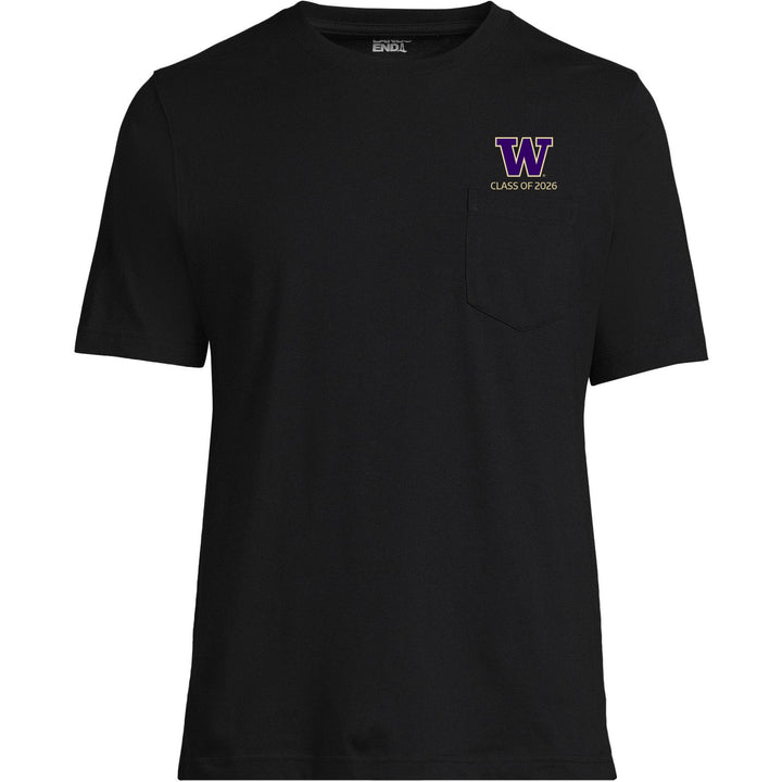 Lands' End Unisex UW Class of 2026 Short Sleeve Pocket T-Shirt