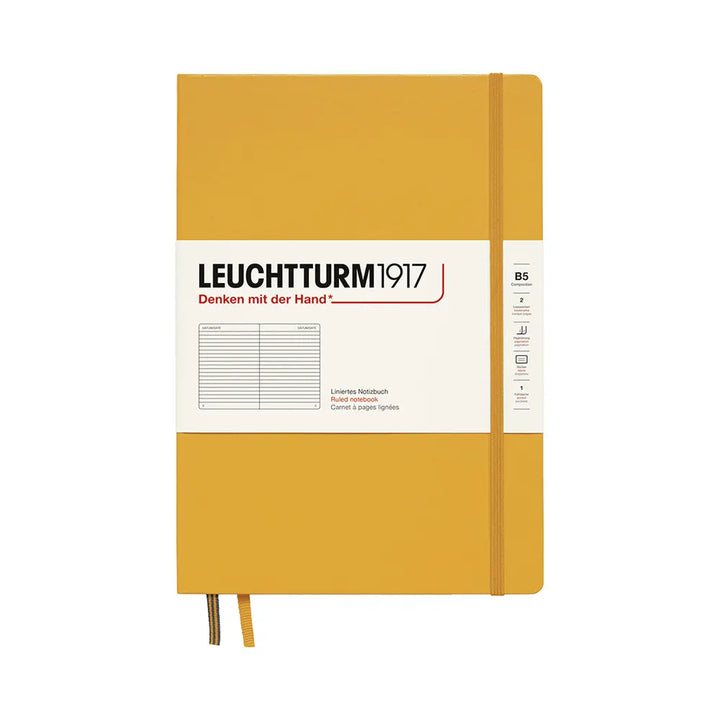 Leuchtturm 1917 B5 Hardcover Composition Notebook 219ct