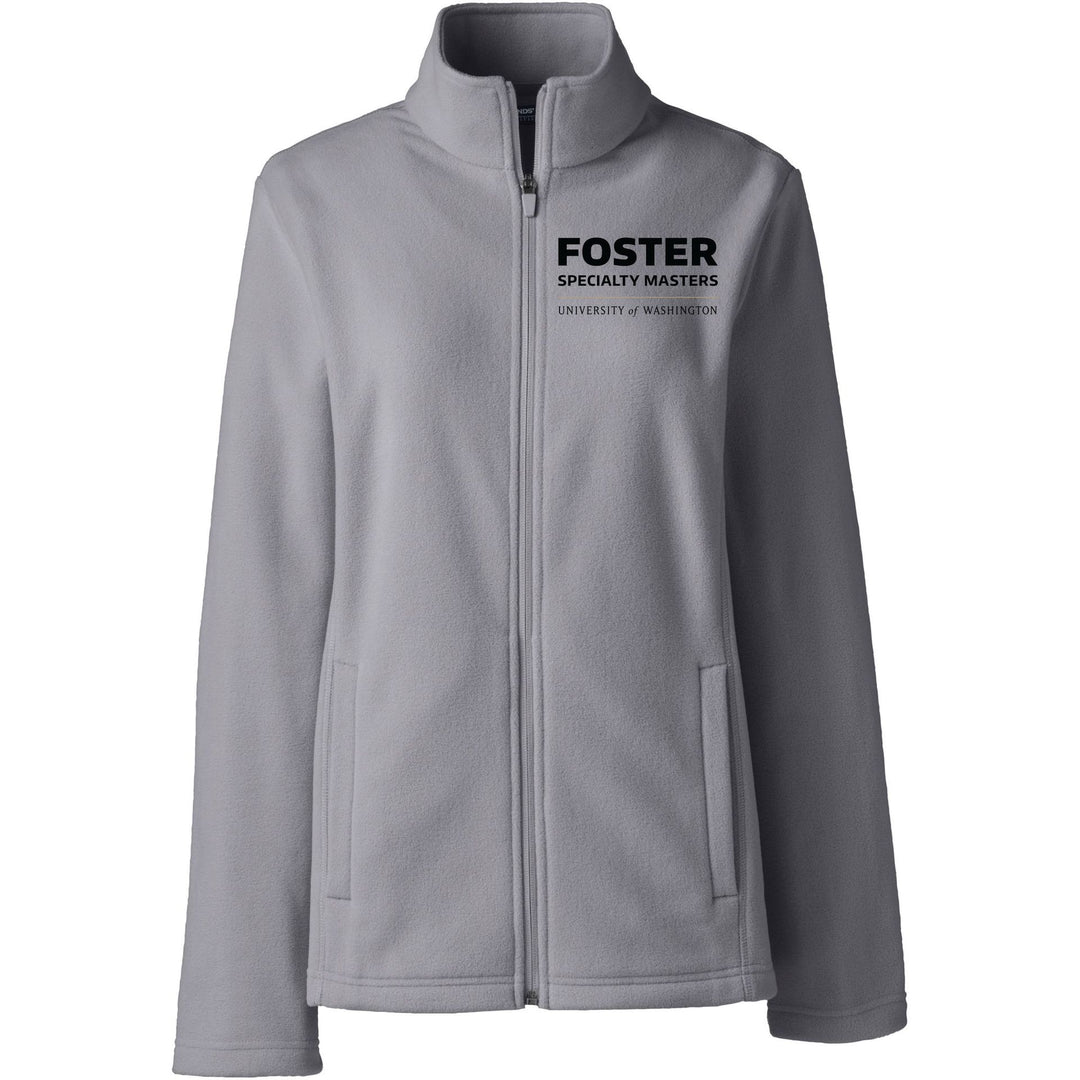 Lands' End Women's UW Foster Specialty Masters ThermaCheck Fleece Full Zip