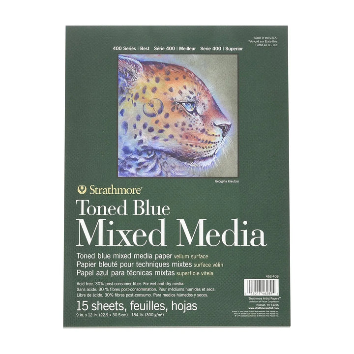 Strathmore 400 Series Blue Toned Mix Media Pad