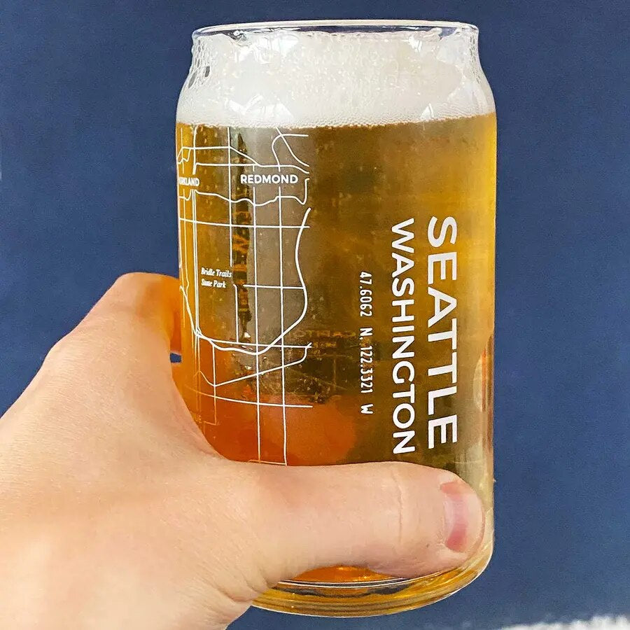 Narbo The Can Seattle Map 16oz