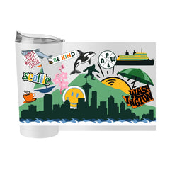 Photo of Logo Brands Seattle Native Powder Coat Tumbler 20oz.