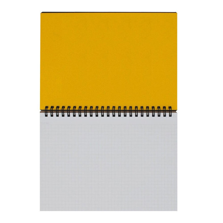 Maruman Black Mnemosyne 5mm Grid Top Spiral Notebook 70ct