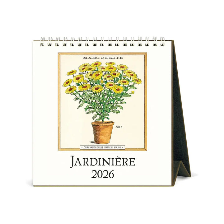 Cavallini Jardiniere 2026 Desk Calendar