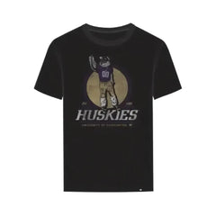 Photo of 47 Brand Men's Washington Huskies Harry the Husky Mascot Scrum Tee.