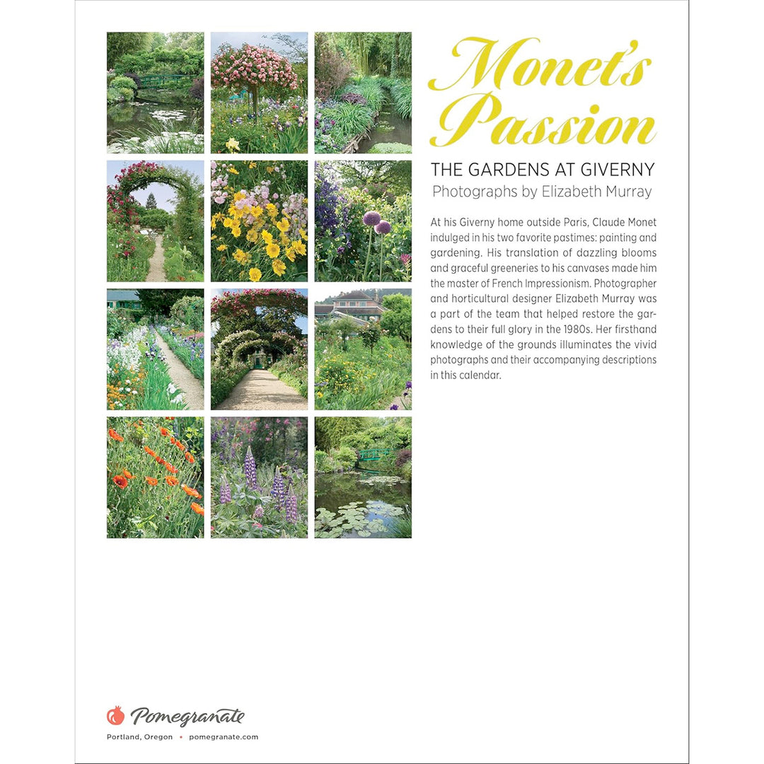 Monet's Passion: The Gardens at Giverny 2026 Mini Wall Calendar