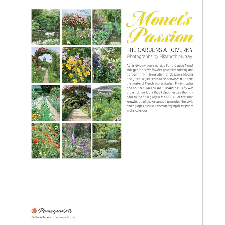 Monet's Passion: The Gardens at Giverny 2026 Mini Wall Calendar