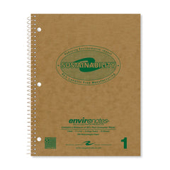 Roaring Spring Environotes 1 Subject College Ruled Spiral Bound Notebook 70ct