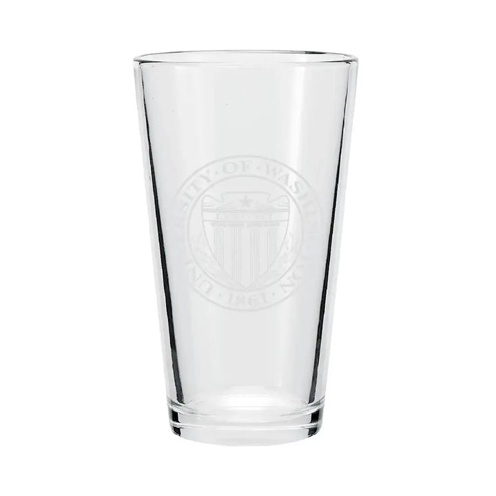Neil U of W Seal Traditional Pint Glass 16oz