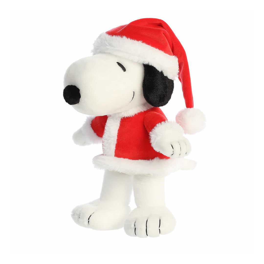 Aurora Santa Snoopy Plush 12"