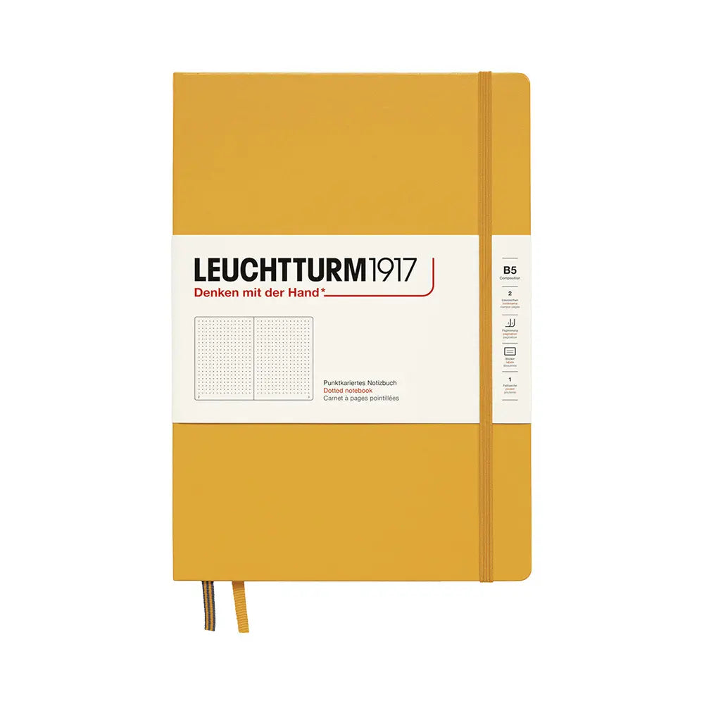 Leuchtturm 1917 B5 Hardcover Composition Notebook 219ct