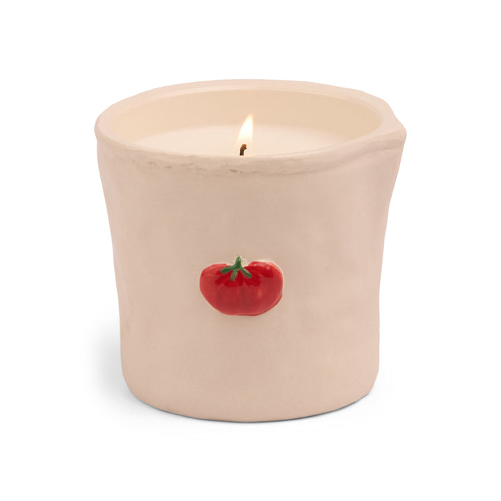 Paddywax Bistro Heirloom Tomato White Ceramic Candle 8oz