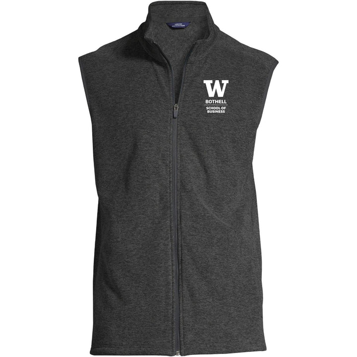 Lands' End Men's UW Bothell School of Business Thermacheck Fleece Vest