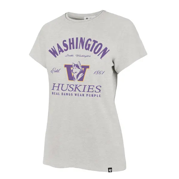 47 Brand Women's Washington Huskies Retro Dog Frankie Tee