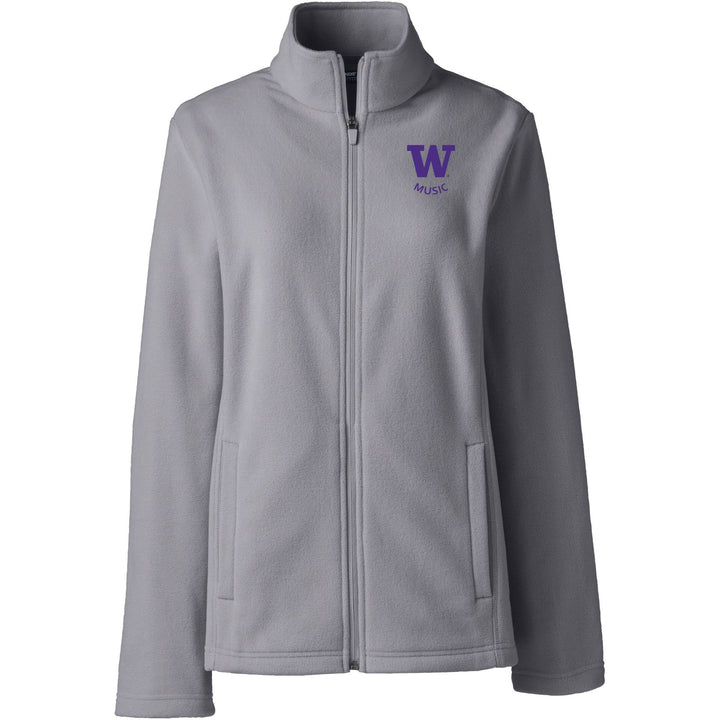 Lands' End Women's UW School of Music Thermacheck Fleece Full Zip