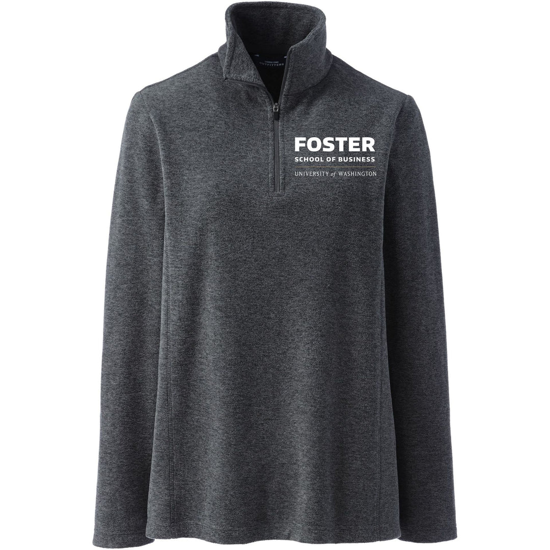 Lands' End Women's UW Foster School of Business ThermaCheck Fleece Quarter Zip