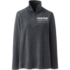 Photo of Lands' End Women's UW Foster School of Business ThermaCheck Fleece Quarter Zip.