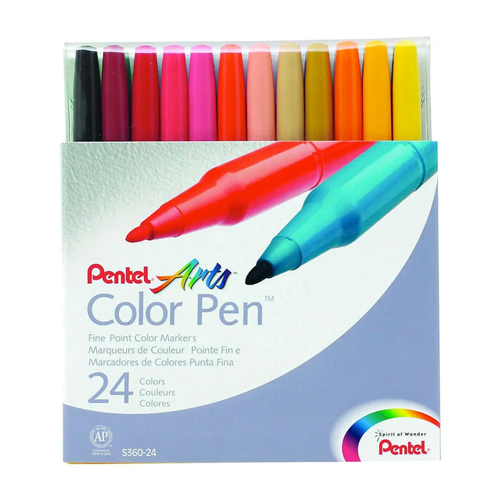 Pentel Arts Color Pen Marker Set