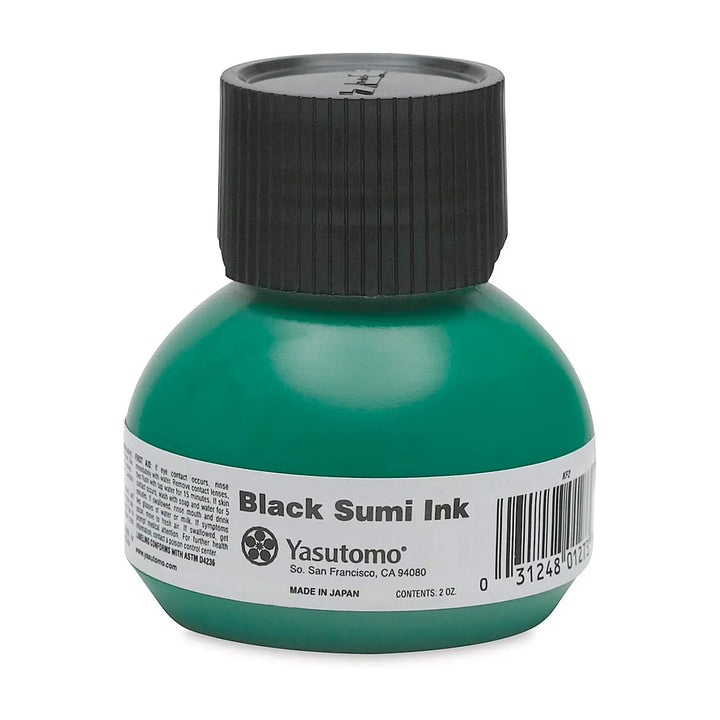 Yasutomo 2 oz Black Sumi Ink