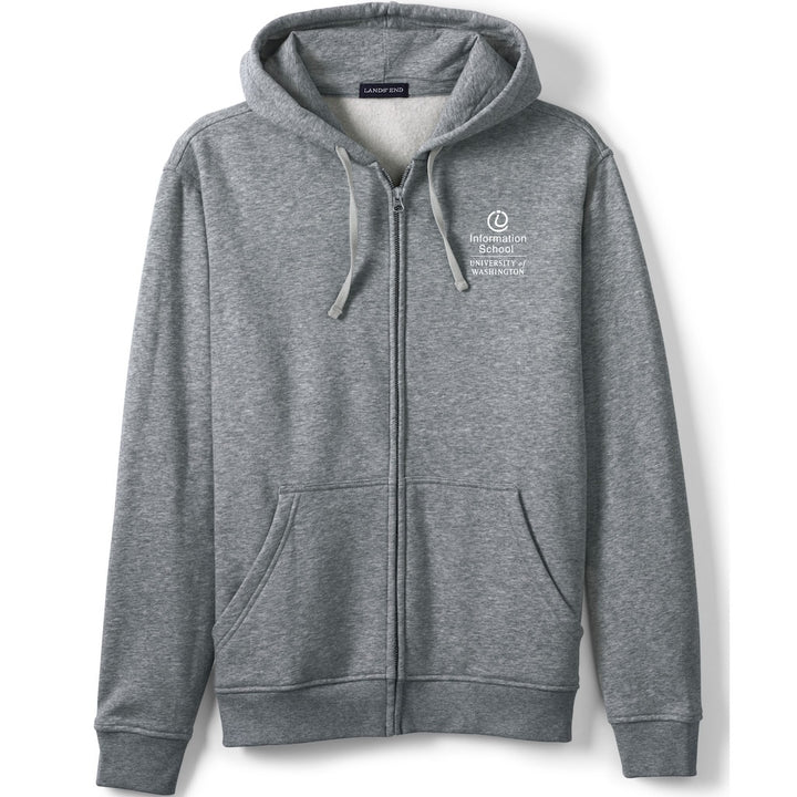 Lands' End Unisex UW Information School Full Zip Hoodie Sweatshirt