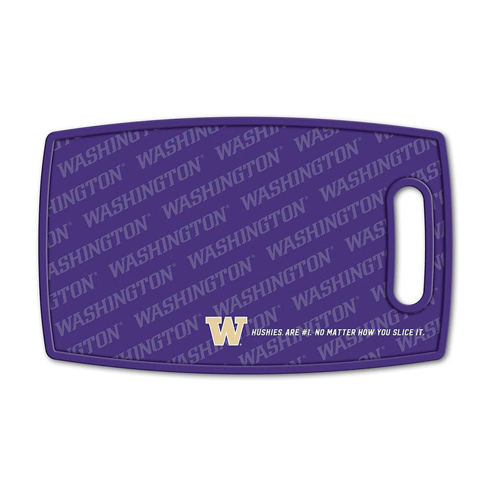 You the Fan Purple Washington Huskies Logo Series Cutting Board