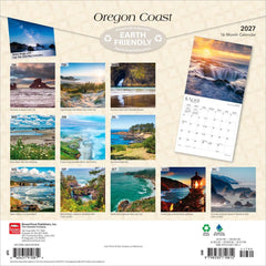 2027 Oregon Coast Wall Calendar Hover