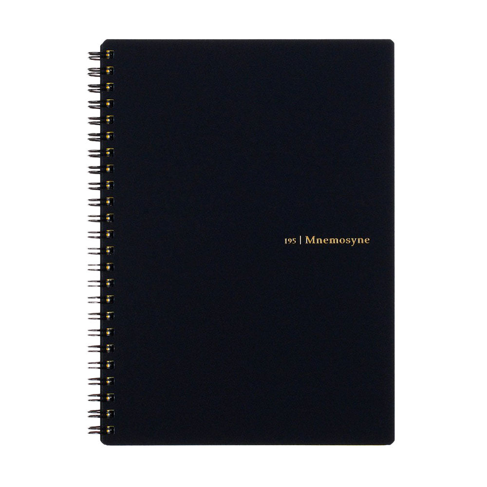 Maruman Black Mnemosyne 5mm Dot Grid Spiral Notebook 80ct