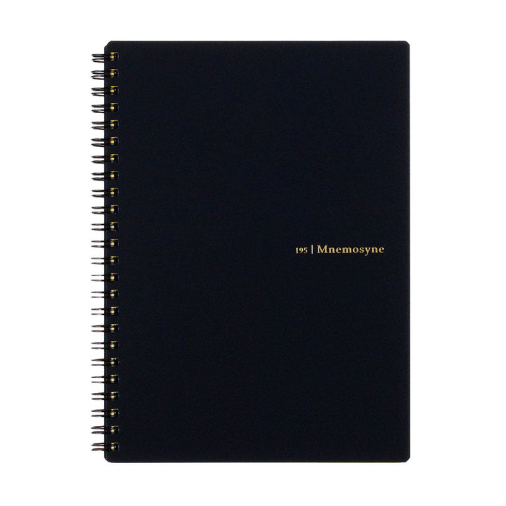 Maruman Black Mnemosyne 5mm Dot Grid Spiral Notebook 80ct