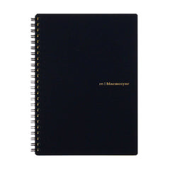 Maruman Black Mnemosyne 5mm Dot Grid Spiral Notebook 80ct