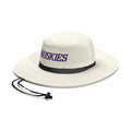 adidas Cream White 2025 Huskies Wordmark Wide Brim Sun Hat thumbnail