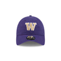 New Era Purple Washington Huskies W Logo Casual Classic Adjustable Hat thumbnail