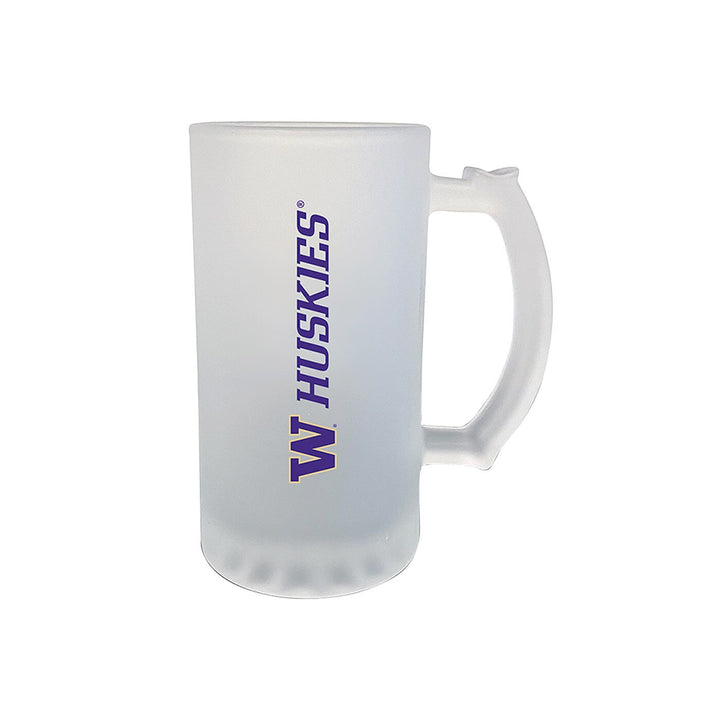 FG W Huskies Frosted Glass Mug 16oz