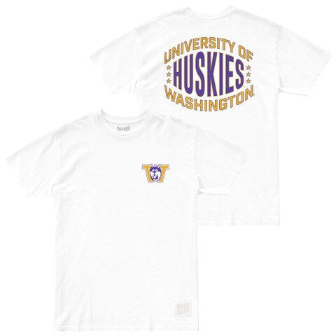 Retro Brand Men's Vault Dog Front Huskies Back Sueded Tee