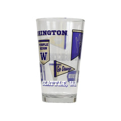 Photo of RFSJ Washington Huskies Pennant Pint Glass 16oz.