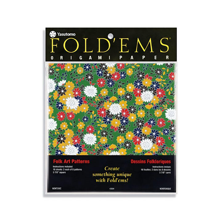 Folk Art Origami 16-sheets