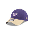 New Era Purple Gold Washington Huskies 2t Micro Logo Casual Classic Hat thumbnail