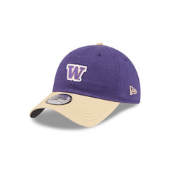 Photo of New Era Purple Gold Washington Huskies 2t Micro Logo Casual Classic Hat.