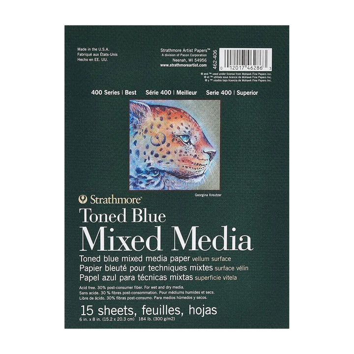 Strathmore 400 Series Blue Toned Mix Media Pad
