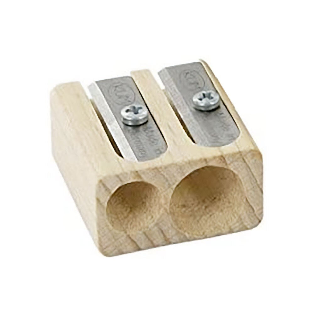KUM Wooden 2 Hole Sharpener