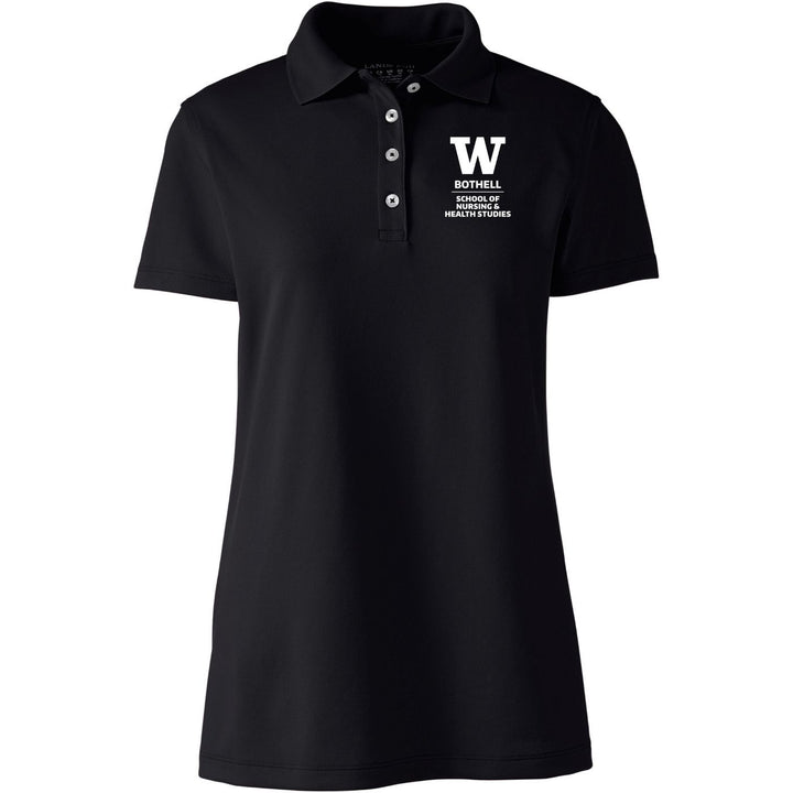Lands' End Women's UW Bothell Nursing & Health Studies Polyester Polo