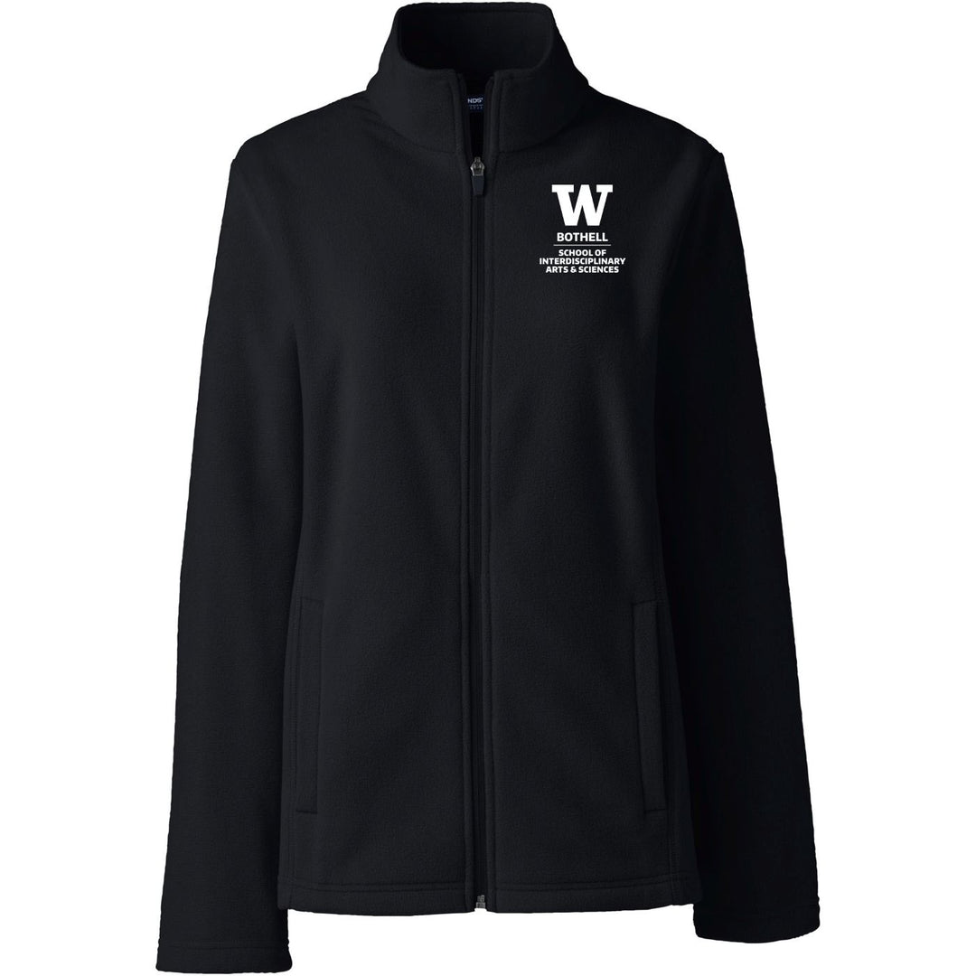 Lands' End Women's UW Bothell Interdisciplinary Arts & Sciences Thermacheck Fleece Full Zip